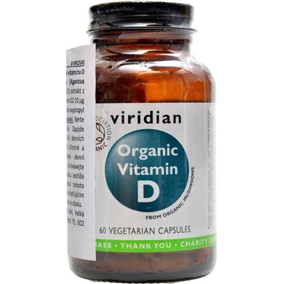 Viridian Organic Vitamin D 60 kapsúl