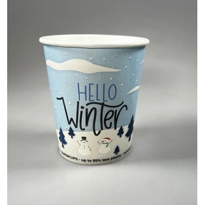 Jopka Papierový pohár 250 ml Vianoce Winter pr.80 50