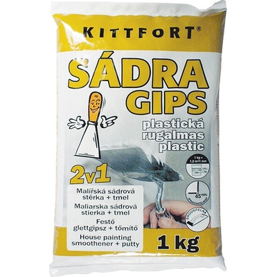 Sadra plastická 1 kg biela