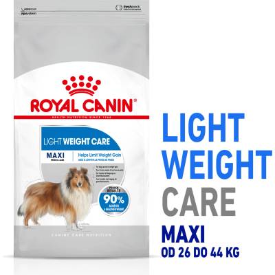 Royal Canin CCN Maxi Light Weight Care 12 кг суха храна за възрастни кучета от големи породи, склонни към натрупване на тегло