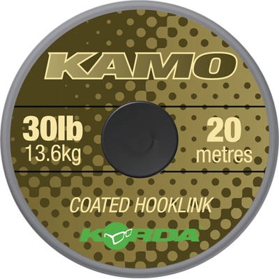 Korda šnúra Kamo Coated Hooklink 20m 30lb