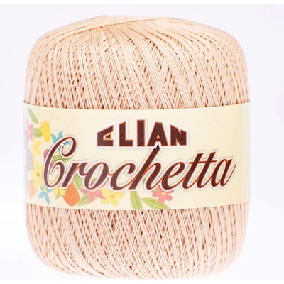 Háčkovací příze Elian Crochetta 3204 - béžová