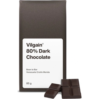 Vilgain 80% hořká čokoláda 85 g – Zboží Dáma