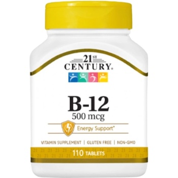 21st Century Vitamin B-12 500 mcg [110 Таблетки]