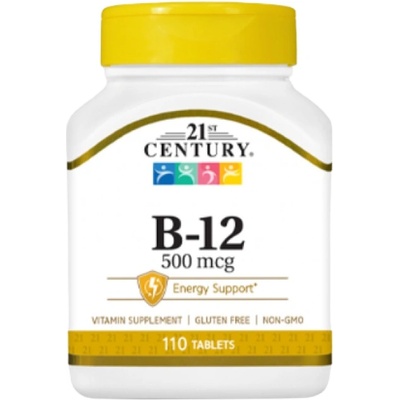 21st Century Vitamin B-12 500 mcg [110 Таблетки]