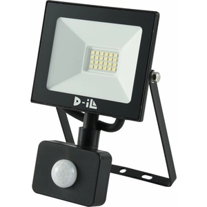 D-iL Led ПРОЖЕКТОР СЪС СЕНЗОР d-il 80610 ip44 50w 5700lm 120° 6000k ЧЕРЕН (80610)