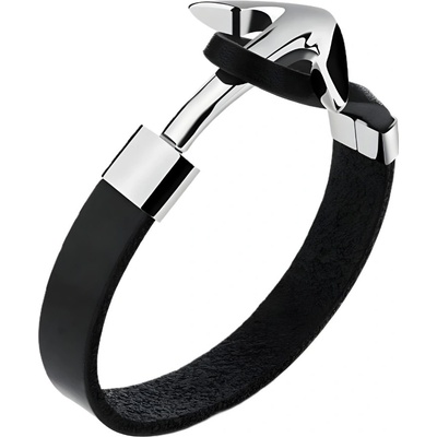 Amparo Kožený náramok s kotvou LE0266