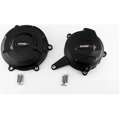 Engine covers PUIG Track for Championship 21505N černý included 2 covers