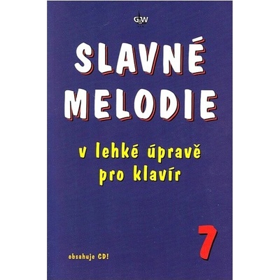 Slavné melodie v lehké úprave pro klavír 7.díl+CD