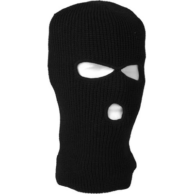 Kukla Mil-tec Balaclava pletená se 3 otvory černá – Hledejceny.cz