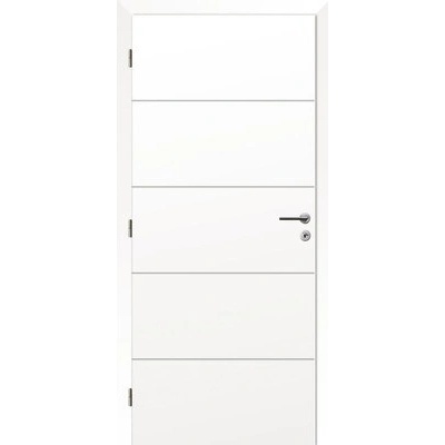 Solodoor Interiérové dvere Snow 4 plné, 80 L, biela
