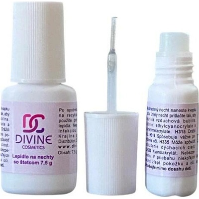 DIVINE cosmetics G07 Lepidlo na umělé nehty se štětečkem 7,5 g