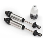 Traxxas Амортисьори Traxxas Shocks, GTR, 134mm, silver aluminum (fully assembled w/o springs) (front, thread (TRX8450)