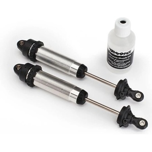 Traxxas Амортисьори Traxxas Shocks, GTR, 134mm, silver aluminum (fully assembled w/o springs) (front, thread (TRX8450)