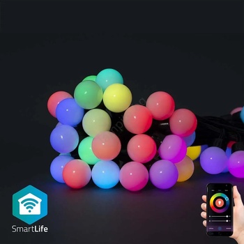 Nedis WIFILP02C48 - LED RGB Декоративни лампички 48xLED 13, 8м IP65 Wi-Fi Tuya (NE0488)