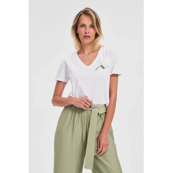 Moodo Дамска тениска Moodo - бяла Moodo | Byal | ЖЕНИ | XS