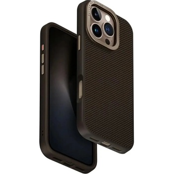 Uniq Калъф Uniq Keva Max Magclick Charging Camera Stand Case за iPhone 16 Pro - кафяв (8886463692066)