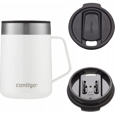 Contigo Termohrnek s uchem Streeterville 420 ml Bílý