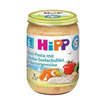 HiPP Пюре от паста, филе от треска и зеленчуци hipp, 6+ месеца, 190 гр
