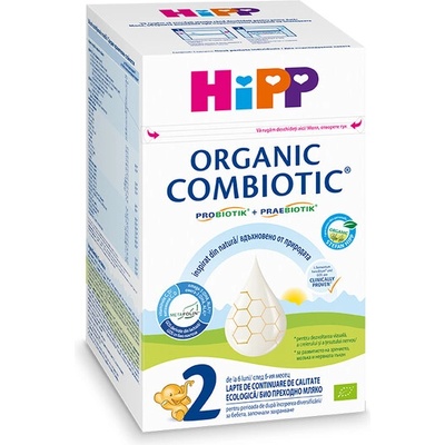 HiPP Combiotic 2 Био - преходно мляко за кърмачета - 800 гр