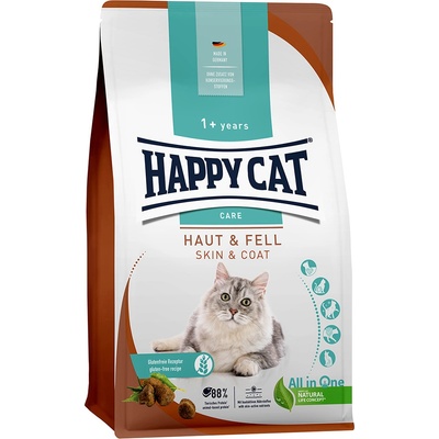 Happy Cat Care kůže a srst 1,3 kg