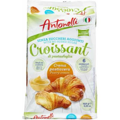 Antonelli croissant krémvý 6ks bez cukru