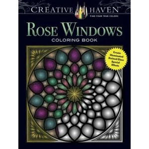 Creative Haven Rose Windows Coloring Book | Joel Avren (2016)
