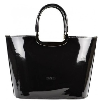 Grosso luxusní kabelka S7 lakovaná čierna