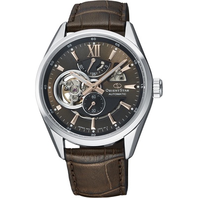 Orient Star RE-AV0006Y - Мъжки часовник, Автомат, 41mm, 10 ATM, Кафяв