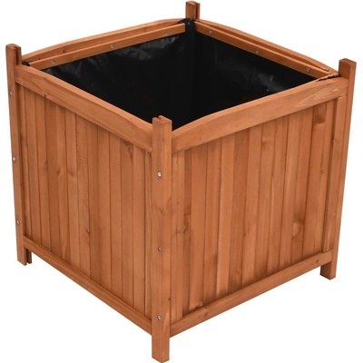 VidaXL Vyvýšené záhony 2 ks 50 x 50 x 50 cm jedlové dřevo