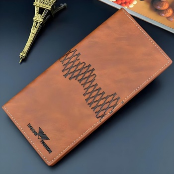 HARAHU Мъжко портмоне Daiqisi PE-35448 - Кафяво KP35448 (PE-35448)