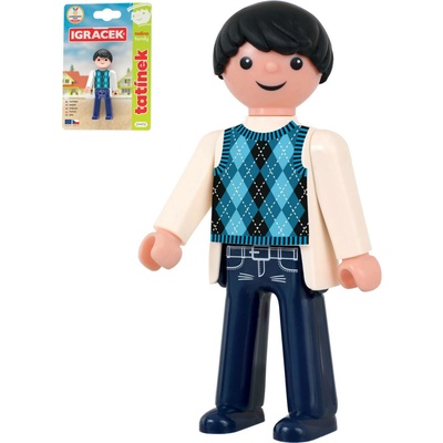 EFKO IGRÁČEK Tatínek figurka 7,5cm rodina v krabičce