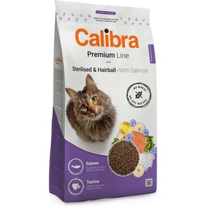 Calibra Cat Premium Line Sterilised & Hairball with Salmon 10 kg