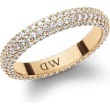 Daniel Wellington Trblietavý pozlátený prsteň s kryštálmi Pavé DW0040064