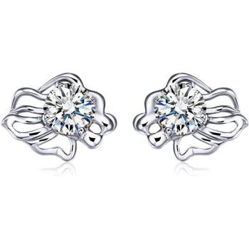 Silenti Jewelry Сребърни обеци "Лъв