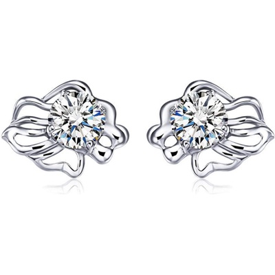 Silenti Jewelry Сребърни обеци "Лъв