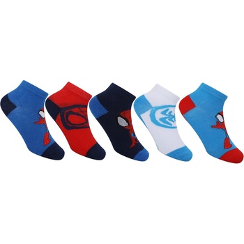 Character Детски чорапи Character Trainer Sock 5pk Children - Spider-Man