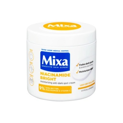 Mixa tělové mléko Niacinamide 400 ml