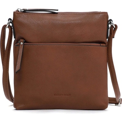 Emily & Noah dámská crossbody kabelka Lenka koňak