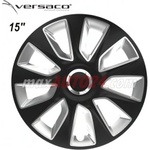 Versaco Тасове за джанти 15'' Versaco Stratos RC Black/Silver - maxauto24