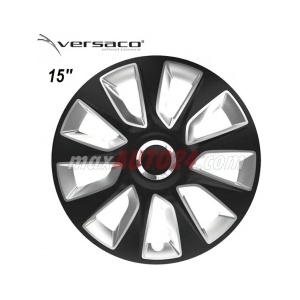 Versaco Тасове за джанти 15'' Versaco Stratos RC Black/Silver