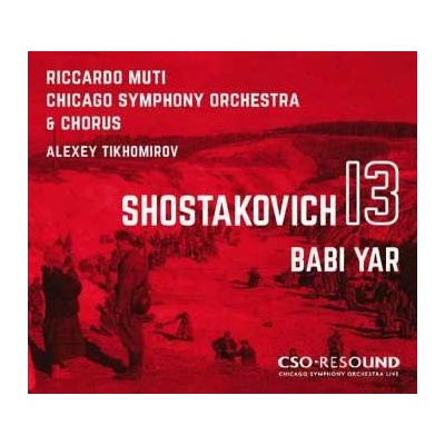Dmitri Shostakovich: Shostakovich 13 in B-flat Minor, Op. 113 (Babi Yar) CD
