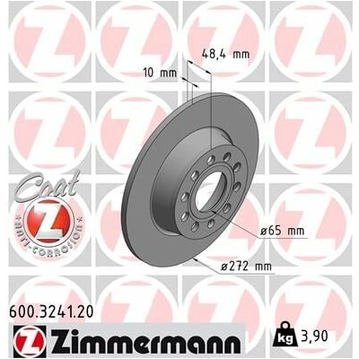 Brzdový kotúč ZIMMERMANN 600.3241.20 (600324120)