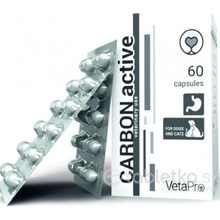 VetaPro CarbonActive tráviaci adsorbent pre psov a mačky 20 cps