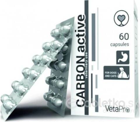 VetaPro CarbonActive 60 kapsúl