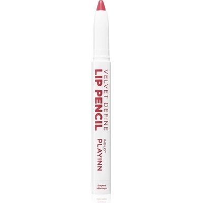 Inglot PlayInn Velvet Define Lip Pencil интензивен молив за устни цвят MUTED BERRY 66 1.6 гр