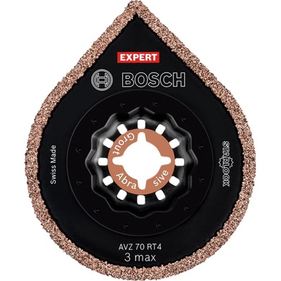 Bosch Multifunkční deska na maltu EXPERT 3 max AVZ 70 RT4, 70 mm, 10 ks 2608900042