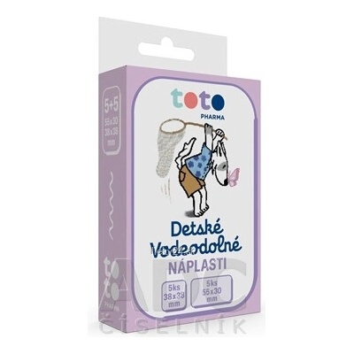 TOTO Detské vodeodolné náplasti 10 ks