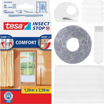 Tesa síť proti hmyzu balkonová Comfort 55910-00020-00 bílá