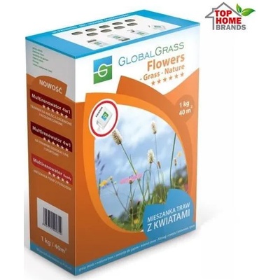 GlobalGrass sp. z o. o. ; Poland Тревна смеска с цветя GlobalGrass, Flower Grass Natur, 1 кг